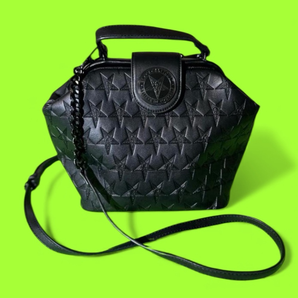 Blackcraft Cult Pentagram Crossbody Purse